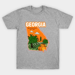 Georgia and peach T-Shirt